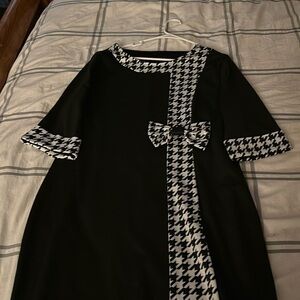 Houndstooth Dress